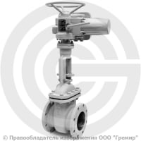 Задвижка стальная фланцевая Ду-200 Ру-16 (Т<425°С) 30с941нж МЗТА с электроприводом ГЗ-Б.200/24 (380 В)