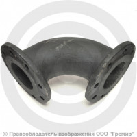 Колено фланцевое УФ Ду-100 (L=200) ВЧШГ с ЦПП цинк+AL ГОСТ ISO 2531-2012 Колено фланцевое УФ Ду-100 (L=200) ВЧШГ с ЦПП цинк+AL ГОСТ ISO 2531-2012