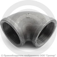 Угольник чугунный ВР (ВН) Ду 50 (2")