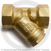 Фильтр сетчатый Y-образный латунный Ду-25 (1") Ру-16 ВР (ВН) (Т<150°С) под пломбу VALFEX 46Б5фт1 Фильтр сетчатый Y-образный латунный Ду-25 (1") Ру-16 ВР (ВН) (Т<150°С) под пломбу VALFEX 46Б5фт1