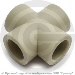 Крестовина PP-R серая Дн 20 Pro Aqua