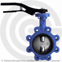 Затвор дисковый поворотный межфланцевый Ду-300 Ру-16 двойной шток с нержавеющим диском Giacomini R59FL
