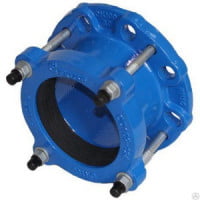 Муфта чугунная соединительная фланцевая ПФРК ВЧШГ Ду-80 Муфта чугунная соединительная фланцевая ПФРК ВЧШГ Ду-80