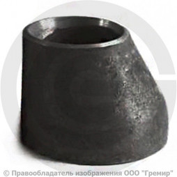 Переход ПЭ 76,1х7,1-60,3х5,6 (Ду 65-50) стальной (Ст.20) эксцентрический исп.1 ГОСТ 17378