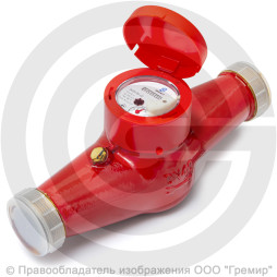 Счётчик крыльчатый многоструйный Ду-50 Ру-16 (Т<120°С) L=300мм В/К ВСКМ 90 Декаст