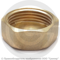 Заглушка латунная ВР (ВН) Ду-32 (1 1/4") VALFEX Заглушка латунная ВР (ВН) Ду-32 (1 1/4") VALFEX