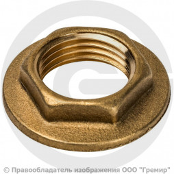 Контргайка латунная реборда ВР (ВН) Ду-32 (1 1/4")