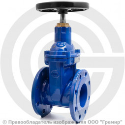 Задвижка чугунная фланцевая Ду-200 Ру-16 (Т<80°С) KR20 АДЛ Гранар