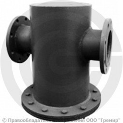 Грязевик абонентский вертикальный стальной фланцевый Ду-50 Ру-16 Мифрил