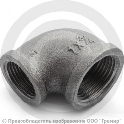 Угольник переходной чугунный ВР (ВН) Ду 32-20 (1 1/4"-3/4")