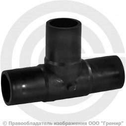 Тройник ПЭ100 спигот Дн 160 Ру-10 SDR17