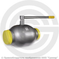 Кран стальной под приварку Ду-150 Ру-25 L=390мм полнопроходной LD КШ.Ц.П. 150.025.П/П