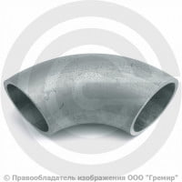 Отвод 159х4 (Ду-150) оцинкованный 90 градусов