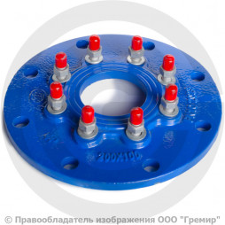 Фланец переходной (редукционный) Ду 100-50 ГОСТ ISO 2531-2012