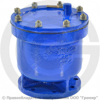 Вантуз автоматический однокамерный чугунный фланцевый Ду-100 Ру-10 Завод им. Гаджиева В6 Вантуз автоматический однокамерный чугунный фланцевый Ду-100 Ру-10 Завод им. Гаджиева В6