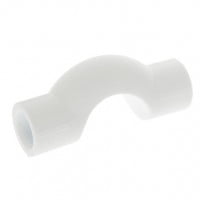 Скоба PP-R белая внутренняя пайка Дн 32 обводная с муфтами VALFEX