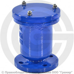 Вантуз автоматический однокамерный чугунный фланцевый Ду-50 Ру-10/16 Benarmo В6