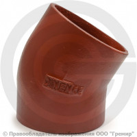 Отвод чугунный безраструбный SML Ду 125 30гр Китай Отвод чугунный безраструбный SML Ду 125 30гр Китай