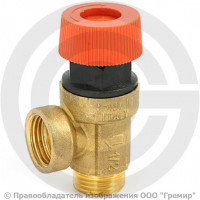 Клапан предохранительный латунный Ду-15 (1/2") НР-ВР (НАР-ВН) Рср=6бар (Т<120°С) Uni-Fitt Клапан предохранительный латунный Ду-15 (1/2") НР-ВР (НАР-ВН) Рср=6бар (Т<120°С) Uni-Fitt