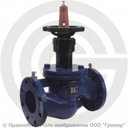 Клапан балансировочный ручной чугунный фланцевый Ду-100 Ру-16 Kvs=165м3/ч с измерительными ниппелями R206BY Giacomini