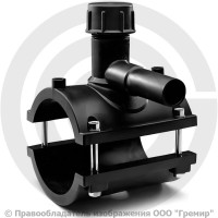 Седелка ПЭ100 электросварная Дн 63-32 Ру-16 SDR11 с фрезой TEGA