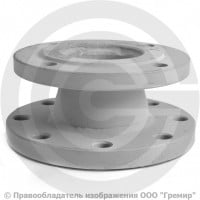 Переход фланцевый ХФ стальной Ду 200-100