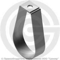 Хомут спринклерный стальной Ду-50 (Дн 59-66) (2") без комплекта
