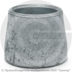Переход 38х2-25х1,6 (Ду 32-20) оцинкованный концентрический ГОСТ 17378 КАЗ