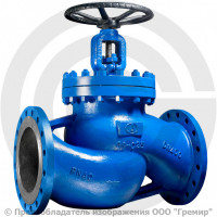 Клапан запорный стальной фланцевый Ду-65 Ру-40 (Т<400°С) сальниковый KV40 Гранвент