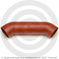 Отвод чугунный безраструбный SML Ду 150 88гр с успокоительным участком Китай Отвод чугунный безраструбный SML Ду 150 88гр с успокоительным участком Китай