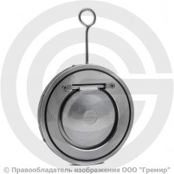 Клапан обратный одностворчатый стальной межфланцевый Ду-125 Ру-16 (Т<110°С) диск оцинк CB5440 Tecofi