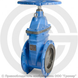 Задвижка чугунная фланцевая Ду-400 Ру-10/16 (Т<110°С) VOC4241C Tecofi