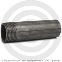 Резьба стальная удлиненная L=100мм Ду-25 (1") АС