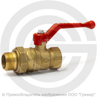 Кран латунный Ду-20 (3/4") Ру-40 ВР-"Американка" рычаг VALFEX 11Б27фт1М