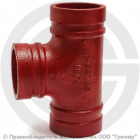 Тройник короткий под муфту грувлок Ду-100 (Дн 108) Ру-20 XGQT03 Тройник короткий под муфту грувлок Ду-100 (Дн 108) Ру-20 XGQT03