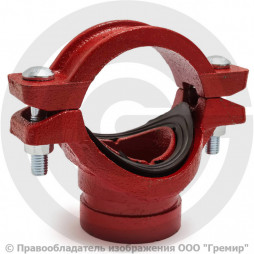 Отвод (седелка) под муфту грувлок Ду 65-50 (Дн 76-60) Ру-20 XGQT15