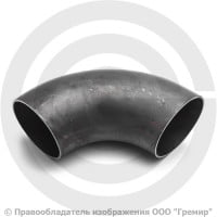 Отвод 159х4,5 (Ду-150) стальной (Ст.20) 90 градусов шовный Отвод 159х4,5 (Ду-150) стальной (Ст.20) 90 градусов шовный