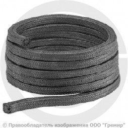 Набивка сальниковая асбестовая круглого сечения АП-31 14мм ПРС