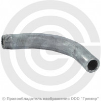Отвод гнутый 42,3х2,8 (Ду-32) оцинкованный 90 градусов шовный резьба-сварка исп.1 из труб ГОСТ 3262 КАЗ