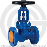 Клапан запорный стальной фланцевый Ду-32 Ру-40 (Т<400°С) сильфонный KV45 Гранвент Клапан запорный стальной фланцевый Ду-32 Ру-40 (Т<400°С) сильфонный KV45 Гранвент