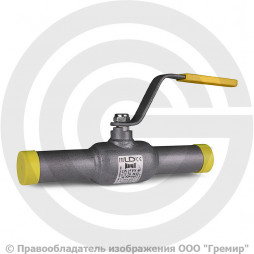 Кран стальной под приварку Ду-25 Ру-40 L=230мм LD КШ.Ц.П. 025.040.Н/П