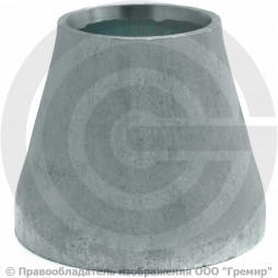 Переход 219х6-57х3 (Ду 200-50) оцинкованный концентрический ГОСТ 17378