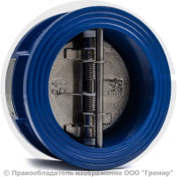 Клапан обратный двухстворчатый чугунный межфланцевый Ду-200 Ру-16 (Т<120°С) ств чугун Benarmo