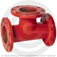 Тройник фланцевый ТФ стальной Ду 65-65 Ру-10 КЗСД Тройник фланцевый ТФ стальной Ду 65-65 Ру-10 КЗСД