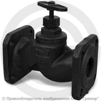 Клапан запорный чугунный фланцевый Ду-200 Ру-16 (Т<225°С) 15ч14п Клапан запорный чугунный фланцевый Ду-200 Ру-16 (Т<225°С) 15ч14п