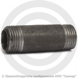 Бочонок стальной L=55мм Ду-15 (1/2") КАЗ