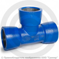 Тройник раструбный ТР Ду 250-100 Тайтон ВЧШГ с ЦПП цинк+AL ГОСТ ISO 2531-2012