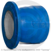 Патрубок фланец-раструб ПФР Ду-100 ВЧШГ с ЦПП цинк+AL ГОСТ ISO 2531-2012