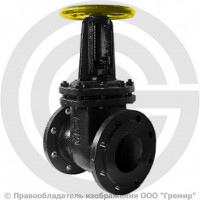 Задвижка чугунная фланцевая Ду-150 Ру-6 (Т<100°С) 30ч7бк ЛМЗ Задвижка чугунная фланцевая Ду-150 Ру-6 (Т<100°С) 30ч7бк ЛМЗ