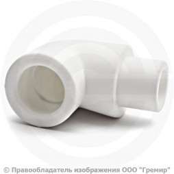 Угольник PP-R переходной белый внутренняя-наружная пайка Дн 25 90гр Pro Aqua